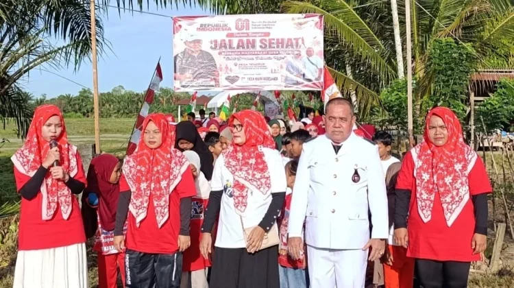 Semarak HUT ke-81 RI, Pemdes Reudep Gelar Jalan Santai dan Beragam Perlombaan
