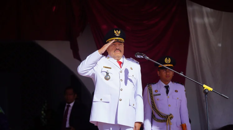 Pemkab Nagan Raya Gelar Upacara Detik-Detik Proklamasi HUT ke-81 Kemerdekaan RI