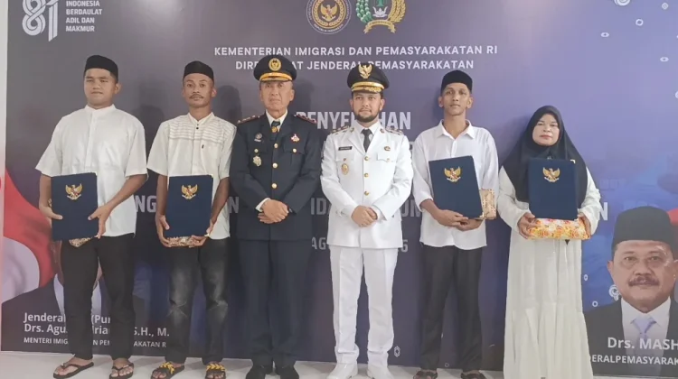 Sebanyak 351 Warga Binaan Lapas Meulaboh Terima Remisi HUT ke-81 Kemerdekaan RI