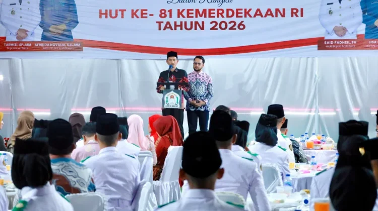 Resepsi HUT ke-81 RI, Bupati Aceh Barat Apresiasi Paskibraka dan Seluruh Panitia