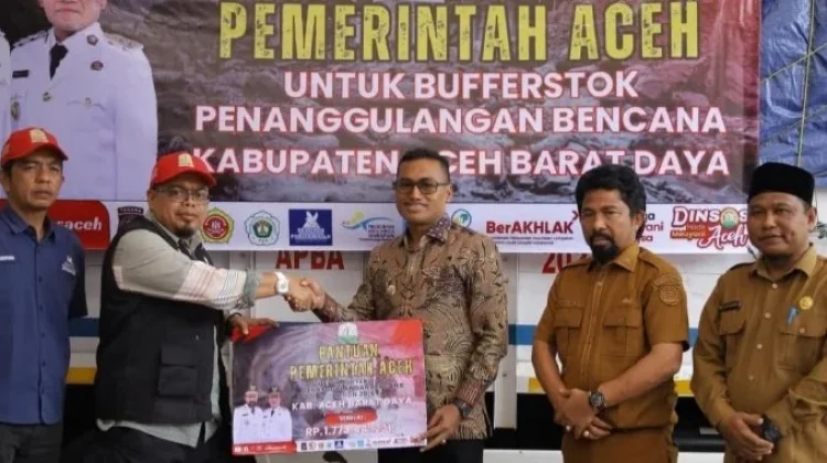 Dinas Sosial Provinsi Aceh Bantu Logistik dalam Penanggulangan Bencana di Abdya