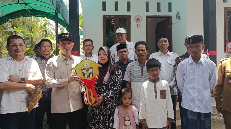 Bupati Aceh Barat Apresiasi FTPAB Bangun Rumah Layak Huni Perdana