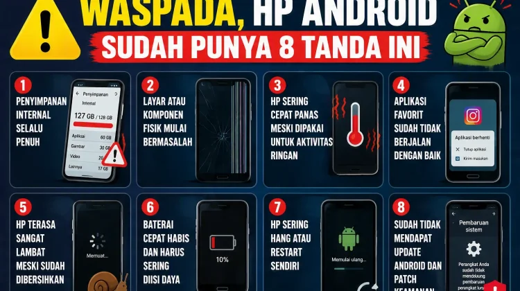 Waspada, HP Android Sudah Punya 8 Tanda Ini