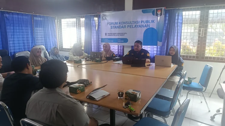 Disdukcapil Aceh Barat Gelar Forum Konsultasi Publik Standar Layanan