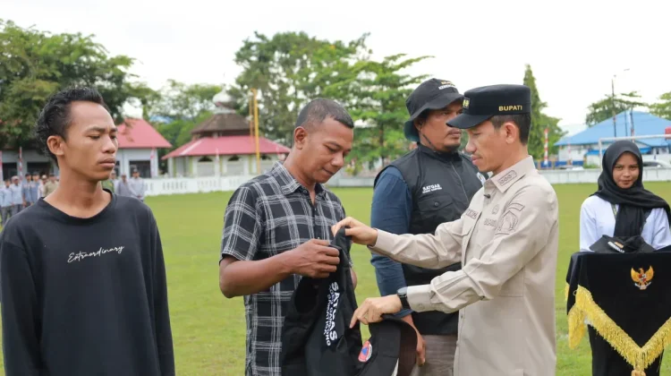 Apel Siaga Satlinmas, Pemkab Aceh Barat Perkuat Kamtibmas