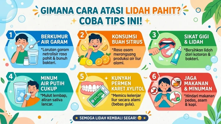 Lidah Terasa Pahit? Jangan Panik, Mengatasinya ternyata Se-Simpel Ini