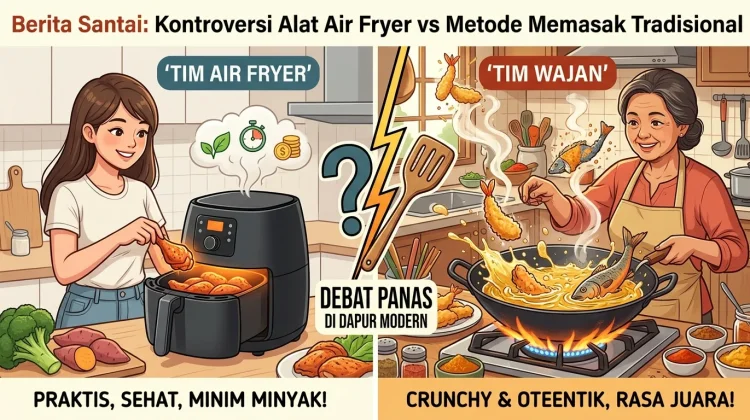 Tim Air Fryer vs Tim Wajan, mana yang jadi juara?