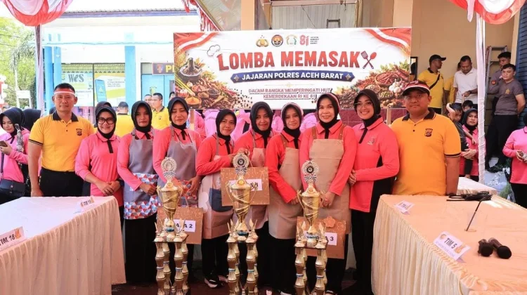 Family Gathering Polres Aceh Barat Meriahkan HUT ke-81 RI