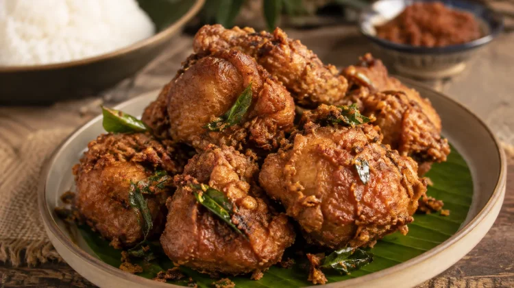 Ayam Goreng Terasi Daun Jeruk, Gurih Wanginya Bikin Nambah Nasi