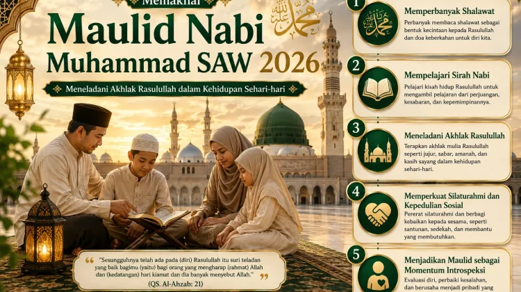 Memaknai Maulid Nabi Muhammad SAW 2026 agar Tak Sekadar Seremonial