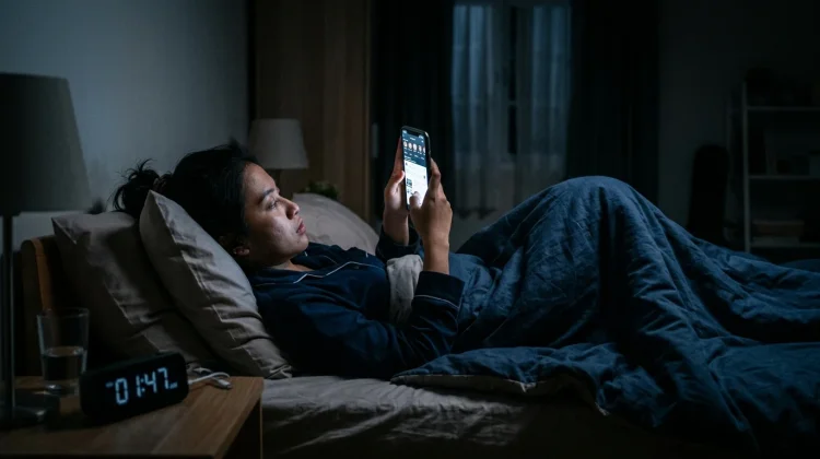 Scroll HP Sampai Larut Malam? Kebiasaan Ini Bisa Mengganggu Kualitas Tidur