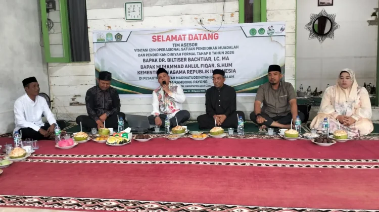 Dayah Babussalam Teunom Jalani Visitasi Izin Operasional