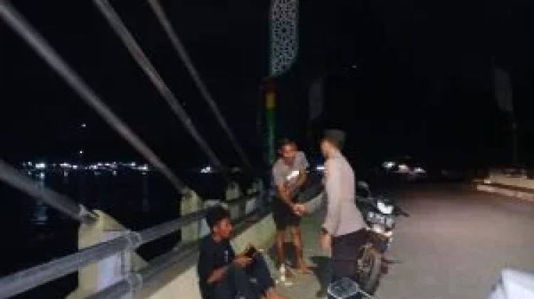 Kepolisian Personel Polres Tapaktuan Tingkatkan Patroli Malam di Kawasan Rawan