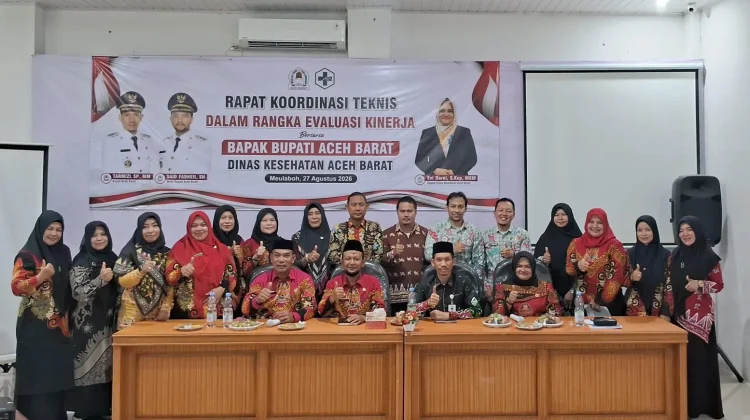 Pemkab Aceh Barat dan Dinkes Gelar Rakor Evaluasi Pelayanan Kesehatan