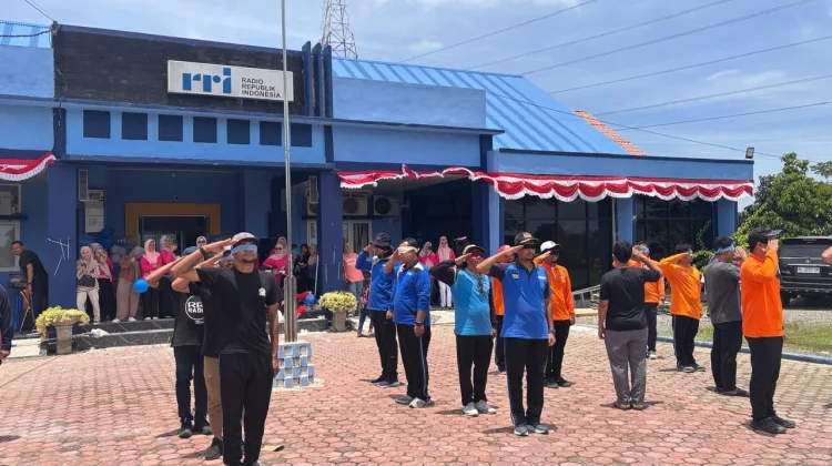 Lomba PBB Warnai Kebersamaan RRI Meulaboh dalam Rangka Hari Radio ke-81
