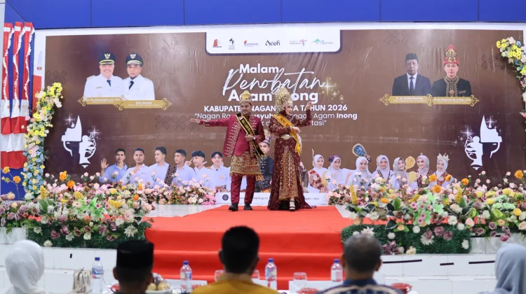 Disparpora Nagan Raya sukses Gelar Penobatan Agam Inong