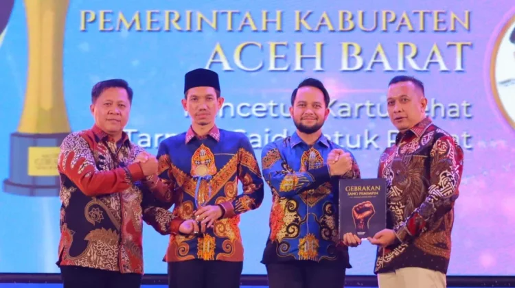 Kartu Aceh Barat Sehat, Antar Pemkab Aceh Barat Raih Serambi Awards 2026