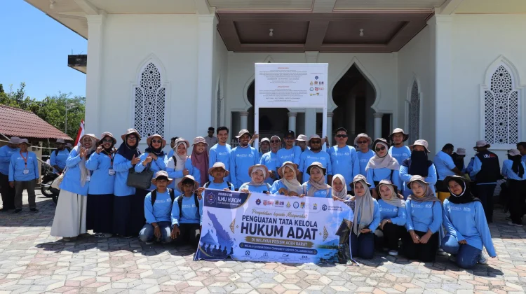 International Community Service FISIP UTU Dorong Pelestarian Lingkungan