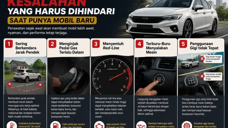 Kesalahan yang Harus Dihindari saat Punya Mobil Baru