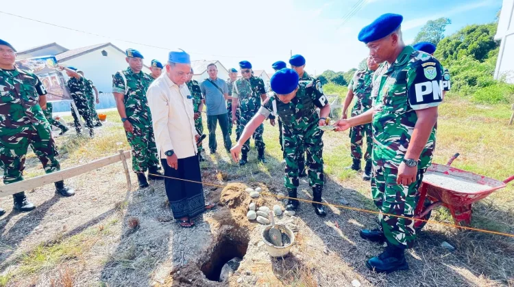 Denpom IM/2 Meulaboh Bangun Musala Al-Ikhlas CPM di Asrama Gunung Kleng