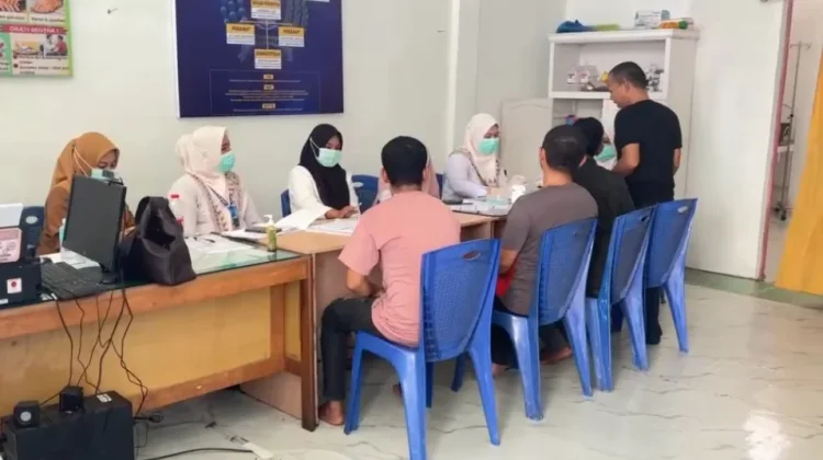 Puskesmas Meureubo Screening HIV/AIDS dan TB bagi Warga Binaan Lapas Meulaboh