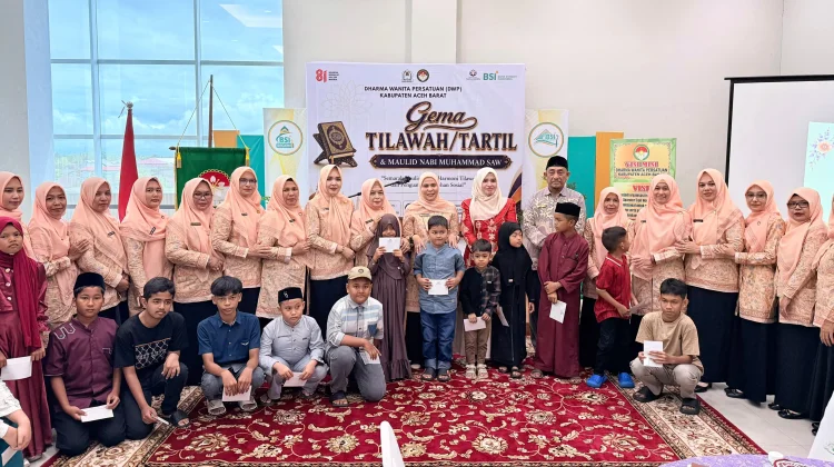 DWP Aceh Barat Gelar Peringatan Maulid Dengan Santunan Anak Yatim