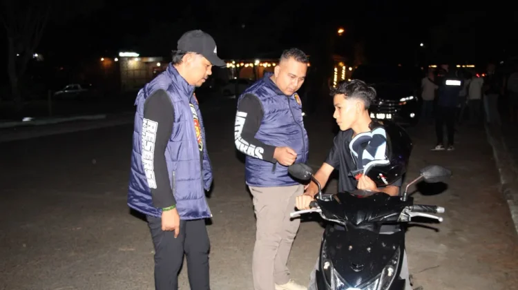Polres Aceh Barat Awasi Kejahatan Lewat Patroli