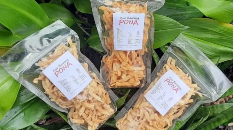 Berawal dari Usaha Rumahan, Kue Bawang Pona Tembus Pasar Luar Negeri