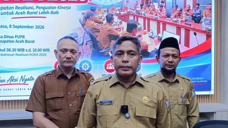 Sekda Aceh Barat Pimpin Rapat Percepat Realisasi DOKA Rp39,5 Miliar