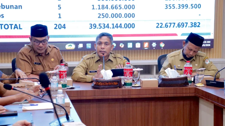 Dua SKPK Aceh Barat Masih Nol, Realisasi DOKA Dikebut