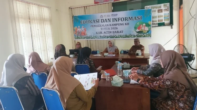 DP3AKB Aceh Barat Gelar Pembekalan Kampung KB di Desa Kuala Pling
