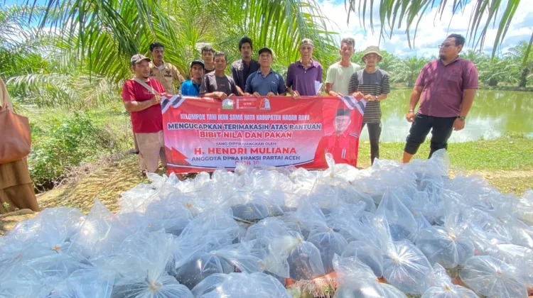 235 Ribu Bibit Nila untuk Warga Nagan Raya