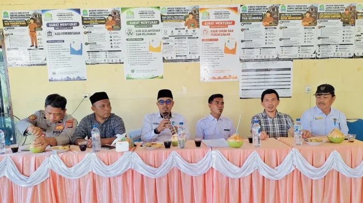 Program Belati Gampong, Camat Teunom Berkantor di Gampong Rambong Payong