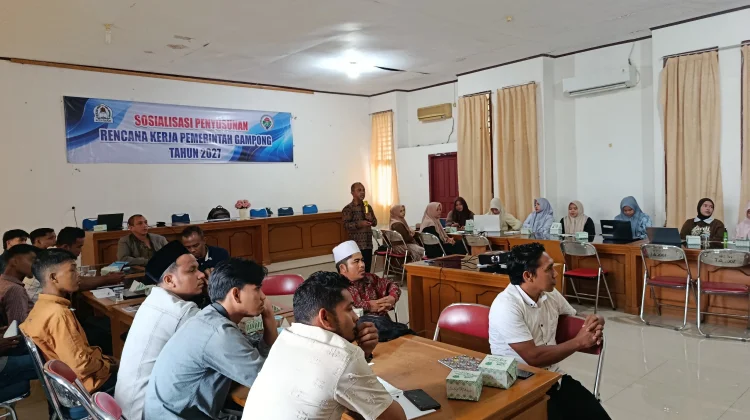 DPMG Sosialisasikan RKPG 2027, Dorong Perencanaan Gampong Tepat Waktu