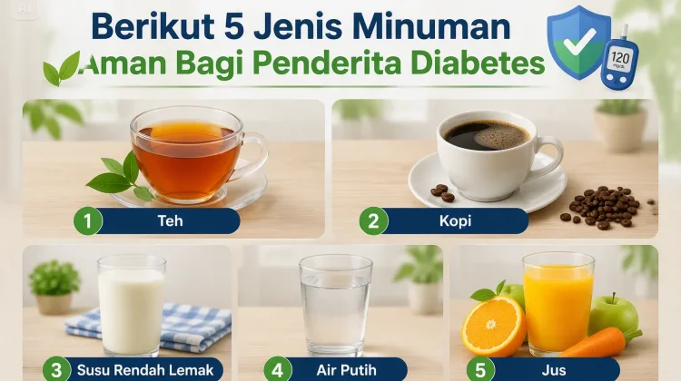 Berikut 5 Jenis Minuman Aman Bagi Penderita Diabetes