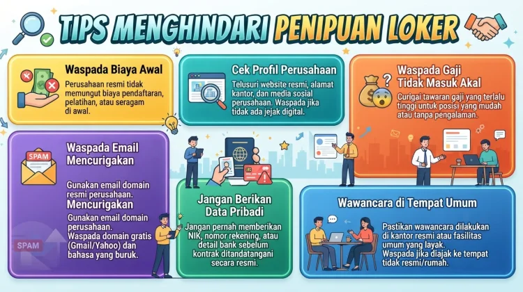 Hindari penipuan lowongan kerja begini caranya