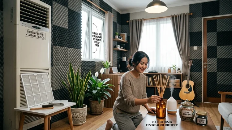 Bebaskan ruangan dari sumber bau mengendap