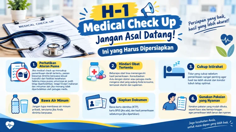H-1 Medical Check Up, Jangan Asal Datang! Ini yang Harus Dipersiapkan