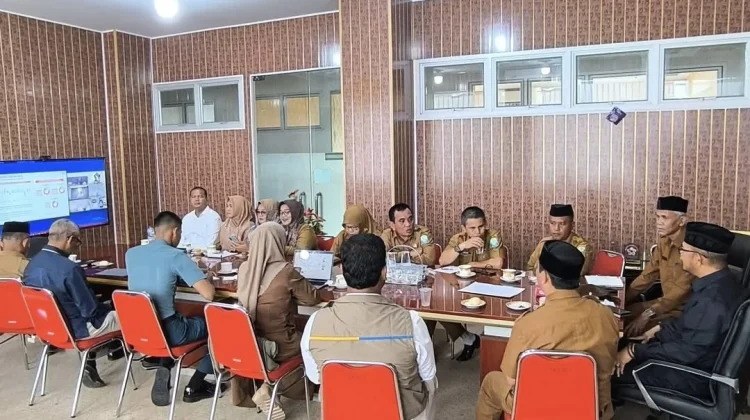 Sekda Simeulue Ikuti Rakor Inflasi, Harga Pangan Jadi Perhatian