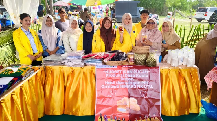Nugget Ikan Rucah Hasil Pendampingan UTU Ramaikan Festival Nipah