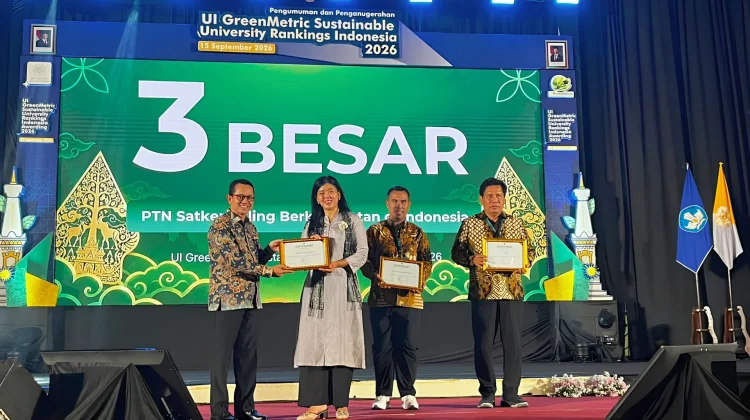 UTU Raih Juara 1 PTN Satker UI GreenMetric 2026