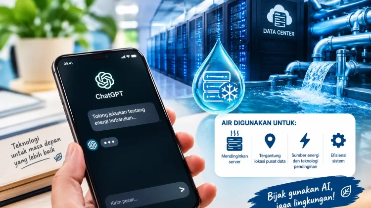 ChatGPT Dipakai Terus Bisa Menguras Air Bersih, Benarkah?