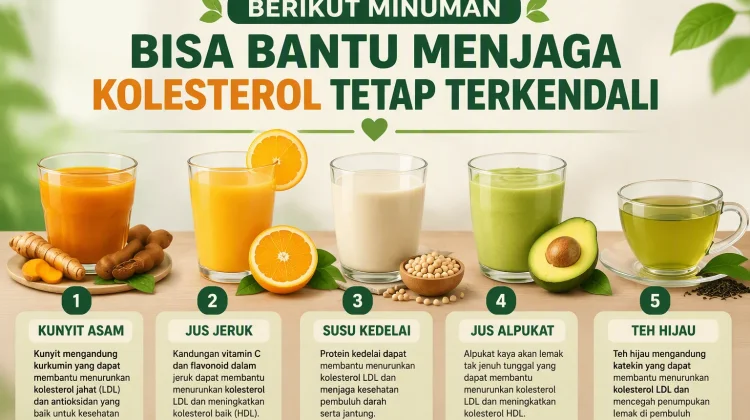Berikut Minuman Bisa Bantu Menjaga Kolesterol Tetap Terkendali
