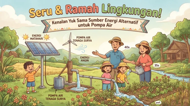 Seru dan Ramah Lingkungan Kenalan Yuk Sama Sumber Energi Alternatif Pompa Air