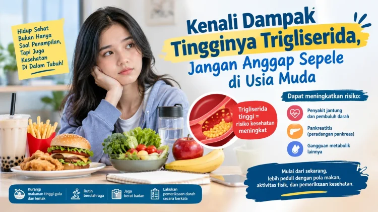 Kenali Dampak Tingginya Trigliserida, Jangan Anggap Sepele di Usia Muda