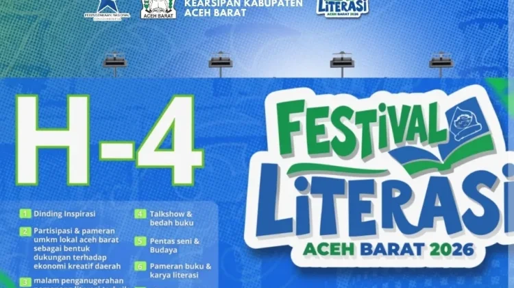 Dispusip Aceh Barat Akan Mengelar Festival Literasi, dan Pameran Buku
