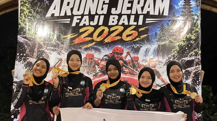 Atlet FAJI Nagan Raya Raih Emas Kejurnas Arung Jeram di Bali