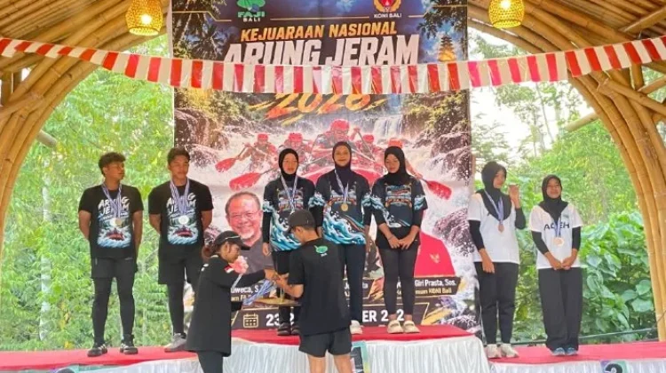 FAJI Nagan Raya Tambah Dua Perunggu di Kejurnas Arung Jeram