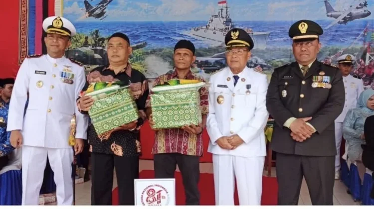 Wabup Simeulue Hadiri Upacara HUT ke-81 TNI