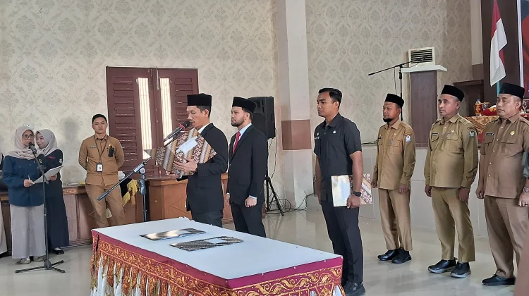 Bupati Aceh Barat Lantik 20 Pejabat, Dorong Peningkatan Kinerja dan Pelayanan